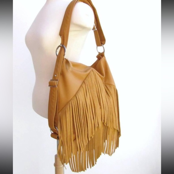 Versabella Handbags - Versabella Fringe Leather bag